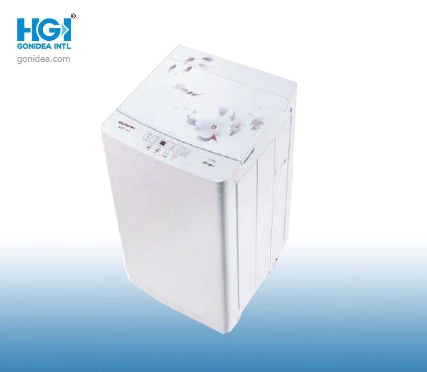 Fully Automatic Plastic Door White Washing Machine 7KG Top Loading