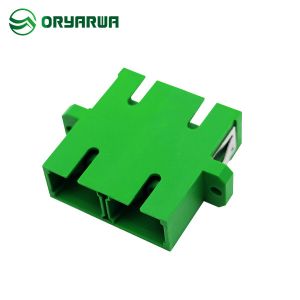 Buy cheap Multimode APC Duplex SC Fiber Optic Adapter One Piece Design from wholesalers