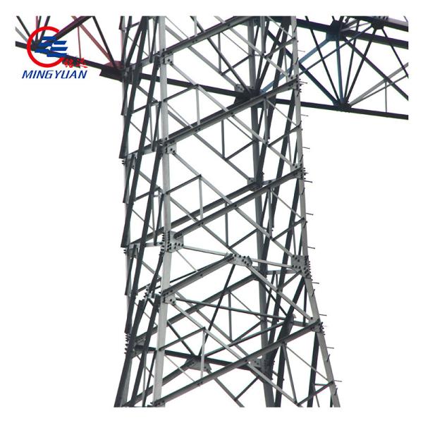 Hot dip galvanized Q345B steel galvanized power distribution tower