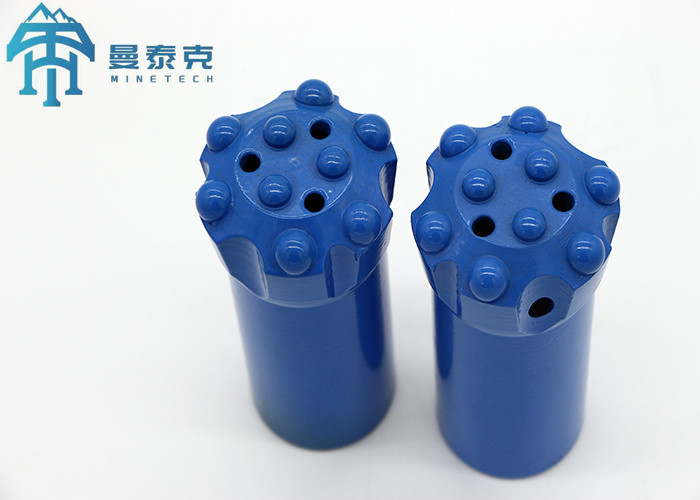 Threaded T51 89mm Rock Drilling Bit 13 Buttons For Coal Mining