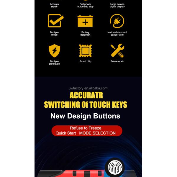 90% Charging Efficiency 12V Intelligent Pulse Repair Battery Charger for Electric Vehicle E-bike Scooter 4-100ah Battery Pack