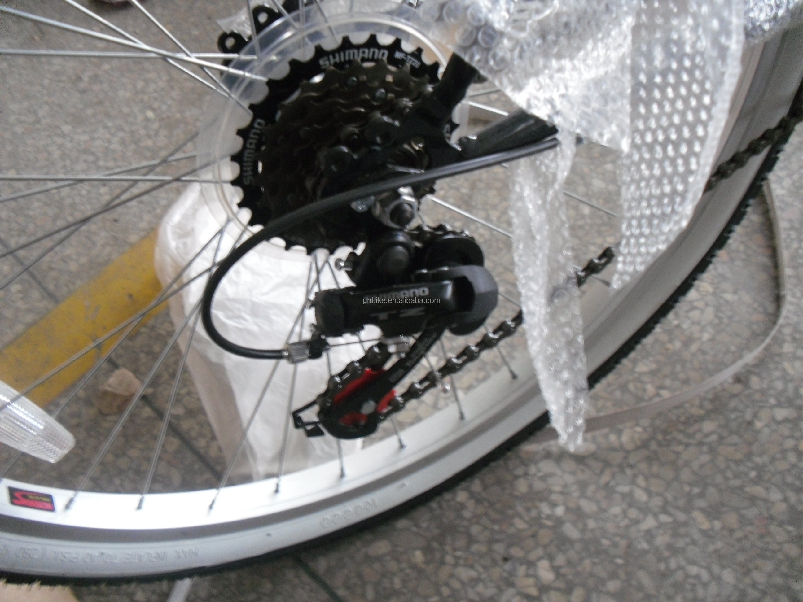 Double V Brake 26" 18 speeds Hi-Carton Steel Frame CE Onsale discount tandem two seats two person bicycle