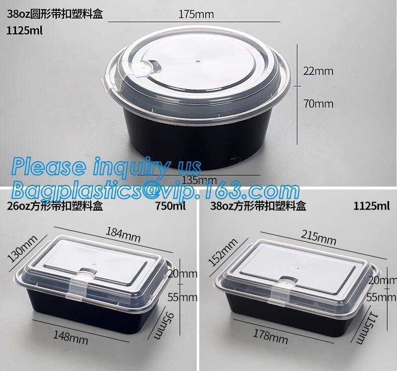 Disposable Plastic food delivery box Printing Sushi Tray For Food Packaging,HIPS Material Disposable Black Plastic Food