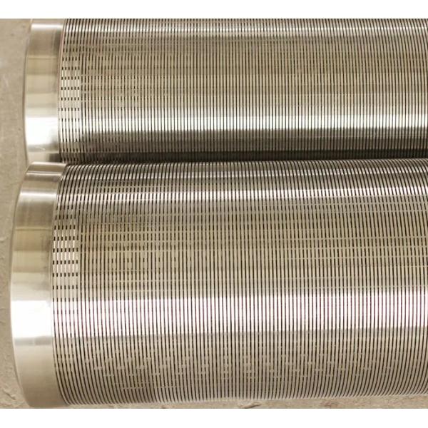 Slotted Wedge Wire Baskets Cylinder Screen For Screw Press Separators