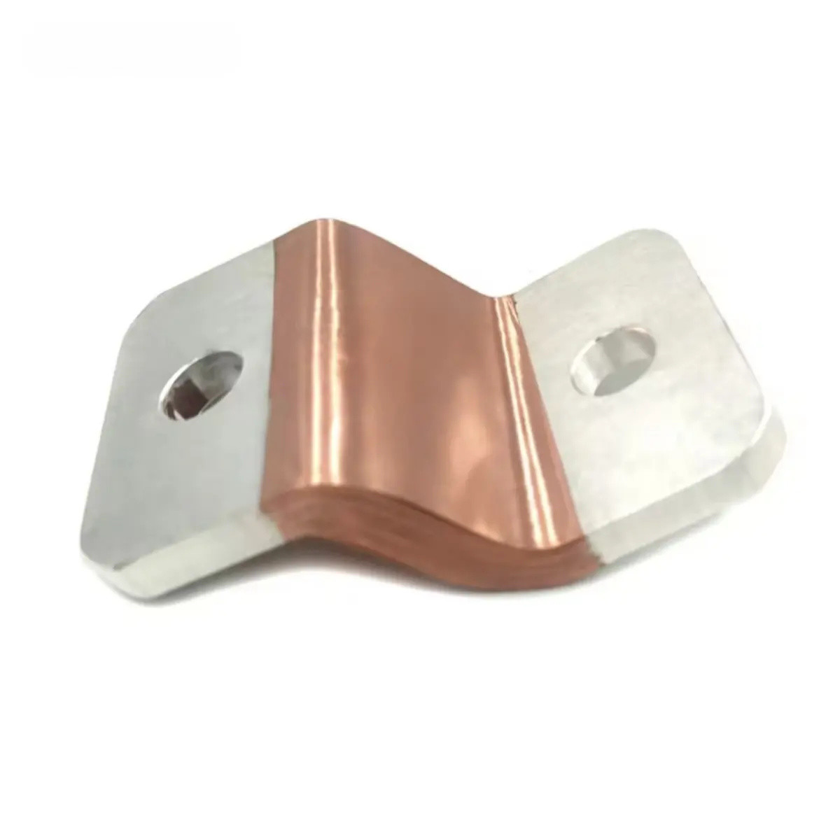 Rectangular Tin Plated Conductors Flexible Copper Busbar For Electrical Applications
