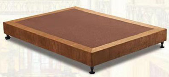 Brown Mattress Bed Base / Full Size Bed Base Customized Service