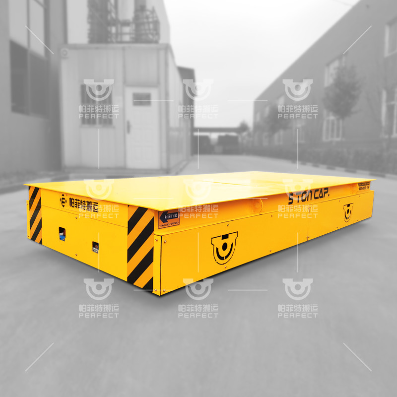 Durable Battery Operated Cart Bay To Bay Cement Motorized Transportation