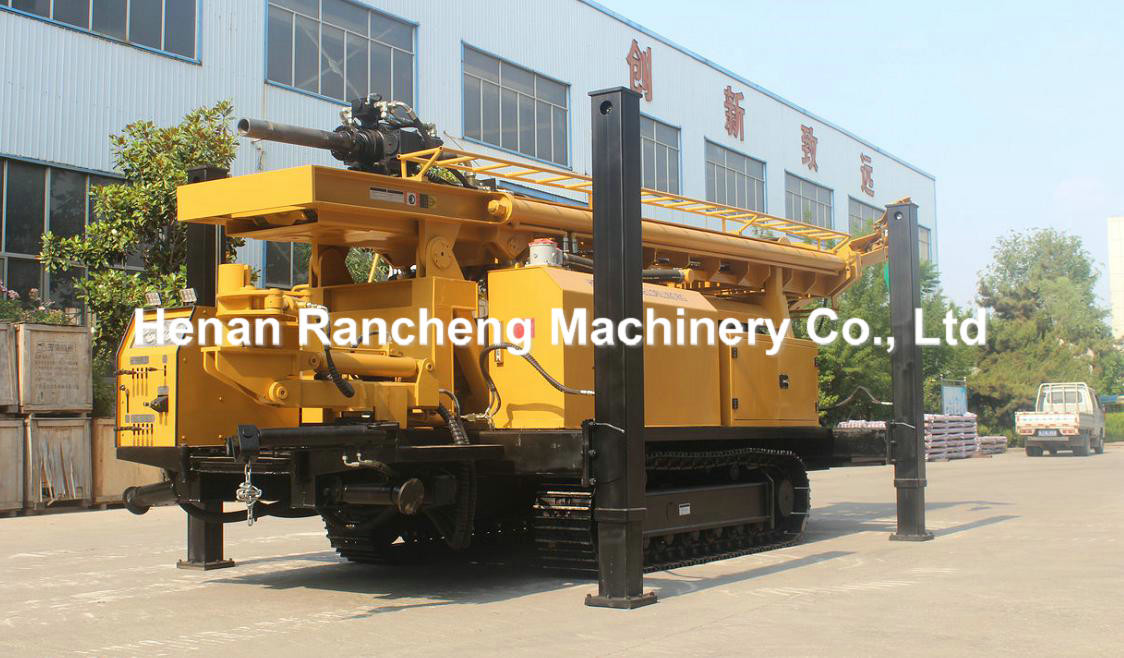 800m Deep Well Machine Multifunctional Hydraulic Crawler Water Well Drilling Rig