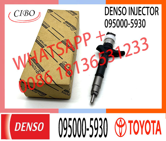 common rail injector 095000-5930 for toyota truck diesel pump injector 23670-09060 for toyota high pressure engine