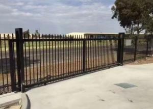 Quality Powder Coated 4x8 Wrought Iron Fence Panels , Wrought Iron Fence Gate wholesale