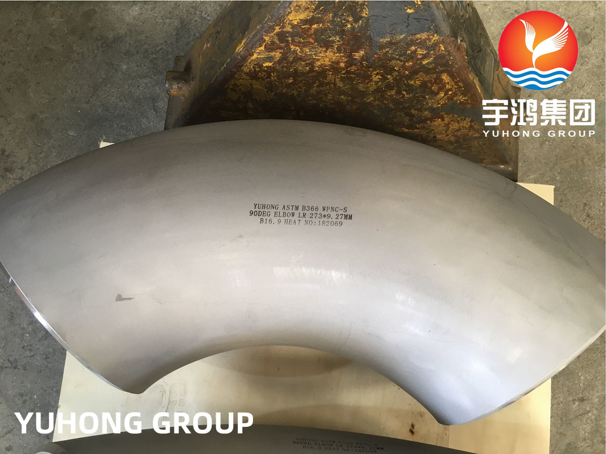 ASTM B366 45 / 90 / 180 Degree Butt Welding LR / SR Elbow Monel 400
