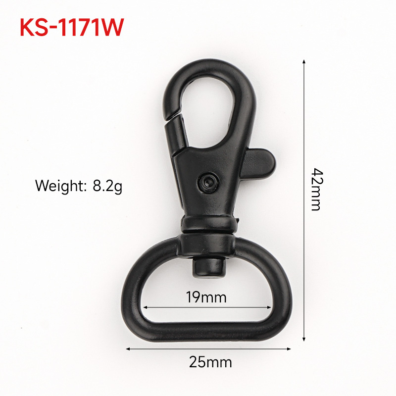 Provide Samples 20mm Zinc Alloy D Ring Snap Hook for Purse Lanyard Clip