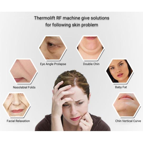 Thermal Fractional Rf 40.68mhz Tripolar RF Face Lifting Equipment For Skin Tightening