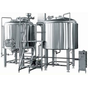 Quality Professional 2MM - 3MM 2 Vessels Brewhouse For Craft Beer Making wholesale