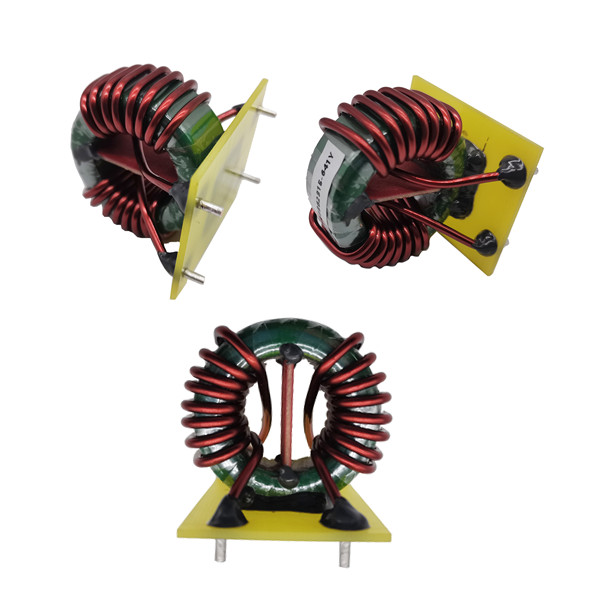 Customized design PFC Choke Coil Filter CMC Common Mode Ferrite Core toroid PFC Inductor With Base for Switching Power Supplies