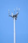Electrical Galvanized Slip joint Monopole Cell Tower