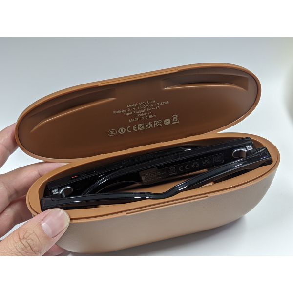 Smart AI Glasses 1080P HD M02 Ultra ChatGPT 3600mAh Charging Case 32GB Translation Music Video