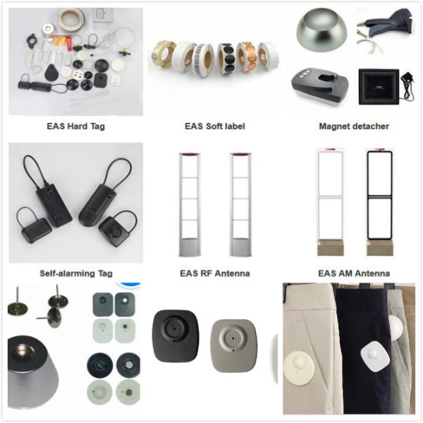 Security Tags for Retail Stores 48*42mm Dimension , ABS Material Clothing Security Tags
