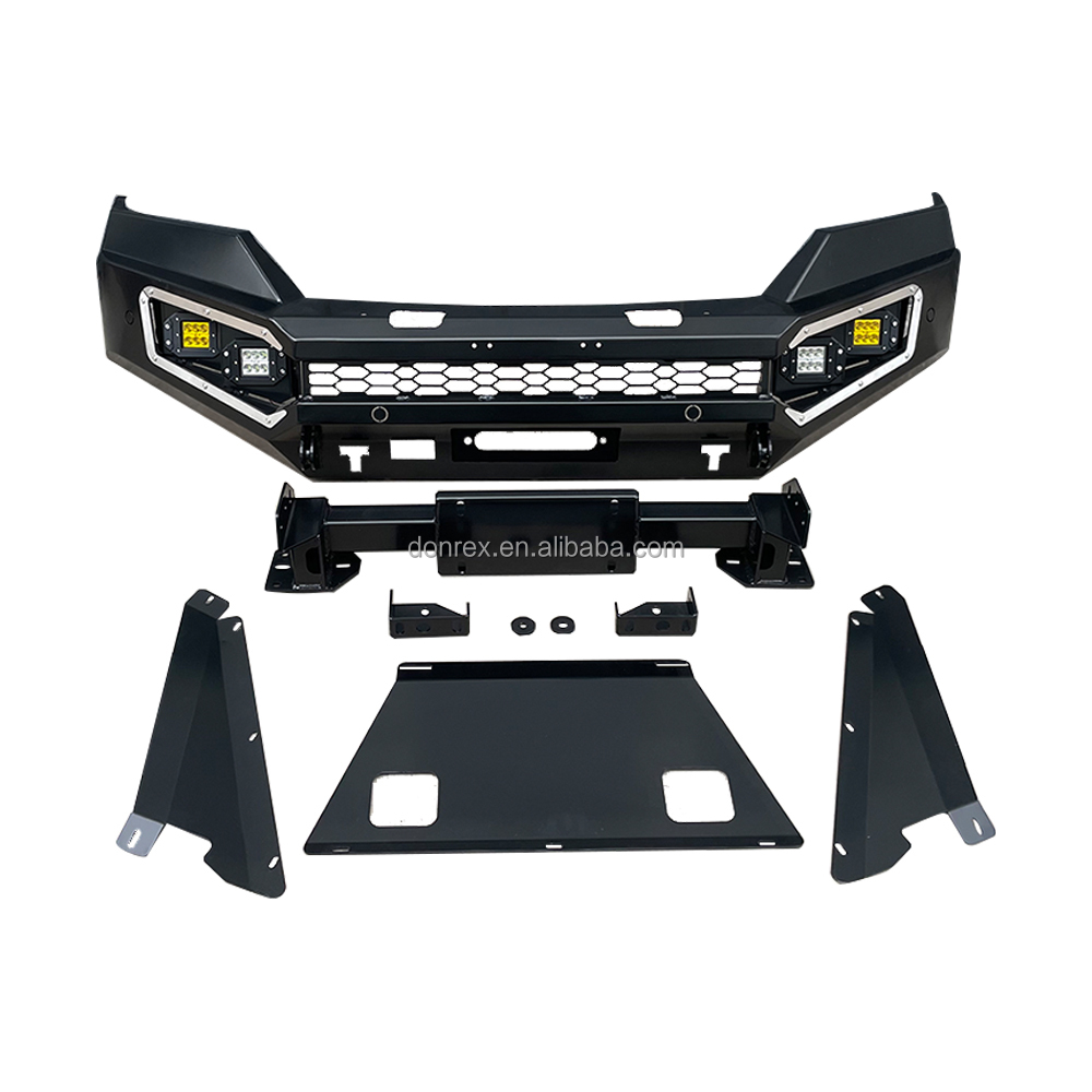 2016- Year Black Maxus T60 Steel Guard Body Kit Bull Bar Front and Rear Bumpers for Saic
