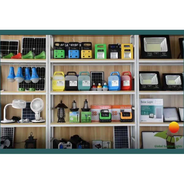 5200mah Li Battery Solar Panel Led Lighting System With Separate Panel