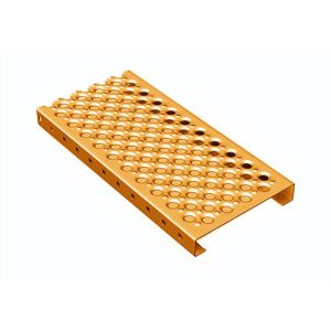 Drainage Channel Perforated O Hole Grip Strut Grating