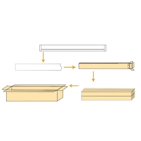 IP65 Led Dimmable Batten Lighting 1500mm ROHS Certificate
