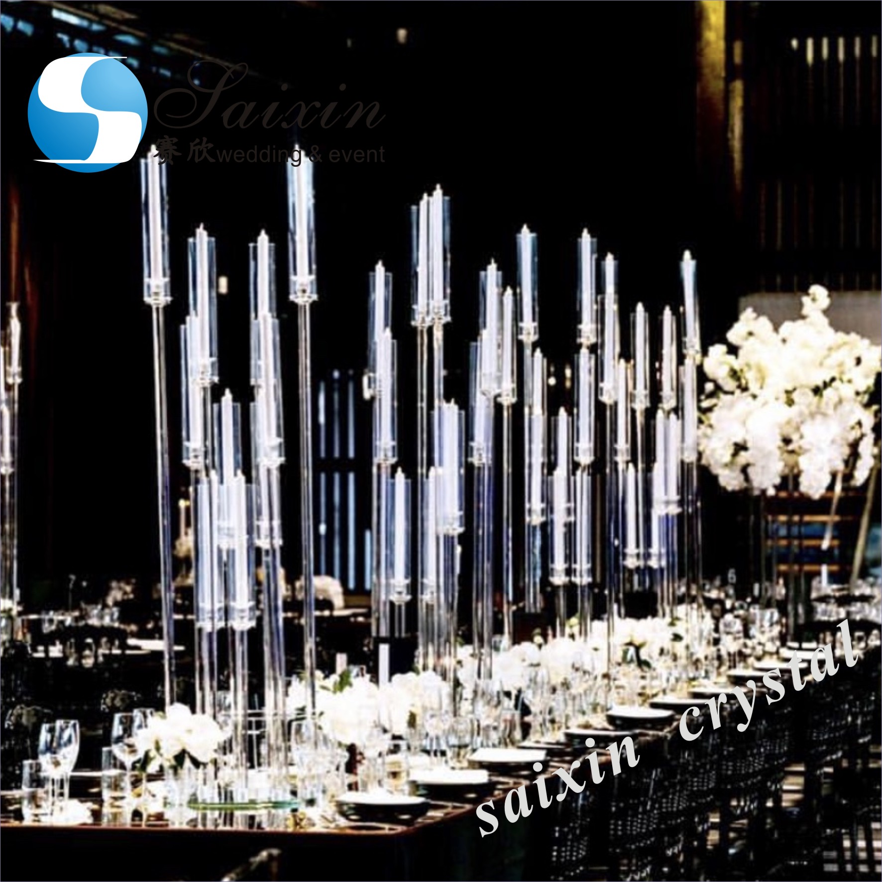 ZT-390G 1.8m large gold metal flower stand Wedding centerpiece