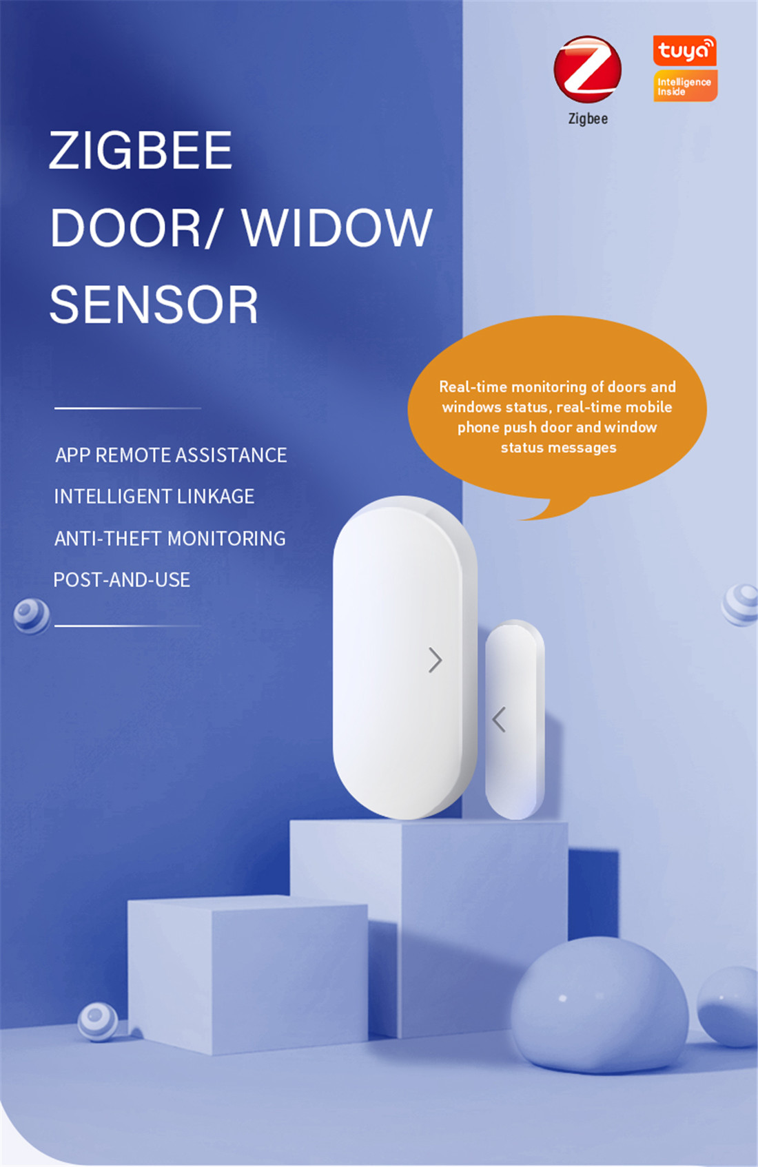 Zigbee Door/Window Sensor(JMWZG05)