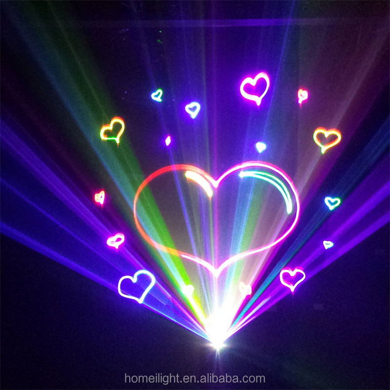 2W 3W 5W 10W RGB Laser Light in DMX512/Master-slave/Auto/Sound Activated Control Mode