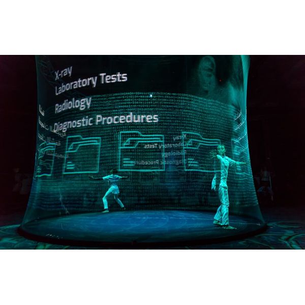 Large Projector Screen Hologram Gauze White Grey Black Hologram Mesh Screen