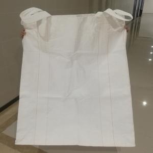 Quality White PP Woven Jumbo Bags / Plastic 1 Ton Bulk Bags For Aluminium Scrap wholesale