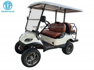 China FRP roof 48V / 4kw Electrical Golf Cart 2 + 2g Integral Rear Axle on sale