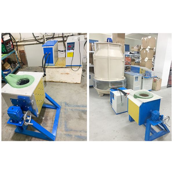 10kg To 100kg Aluminum Melting Furnace IGBT Small Foundry Furnace
