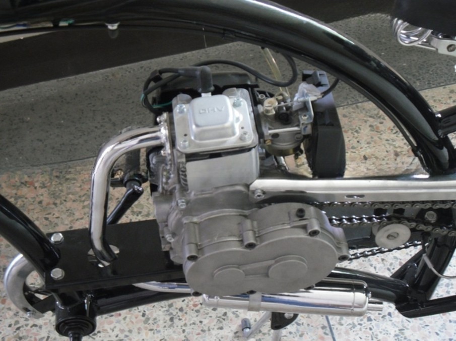 South of American 50CC 4 Stroke Gas Engine Motor Bicycle with Suspension Fork