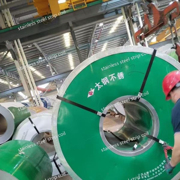 Stainless Steel Strip Coil Alloy SUS304 SUS316L SUS321 SUS430 Narrow SS Strips Width 5 - 50mm