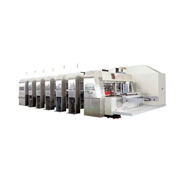 Inline Flexo Automatic Carton Box Manufacturing Plant For Corrugated Boxes