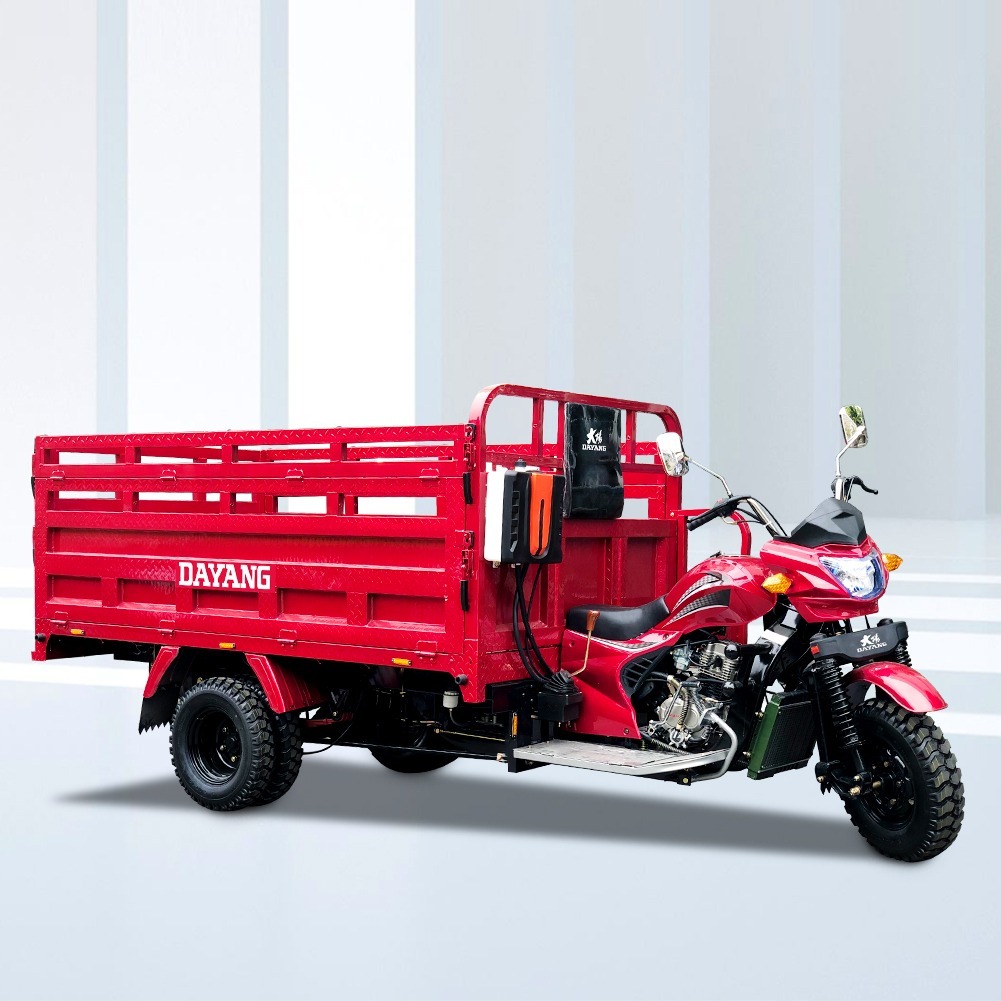 300cc Heavy Duty Cargo Tricycle with 5 Wheels and Full Floating Rear Axle