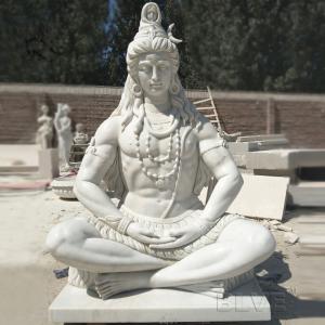 Quality Marble Lord Shiva Statue Buddha Sculpture Garden Hand carved Life Size India God wholesale