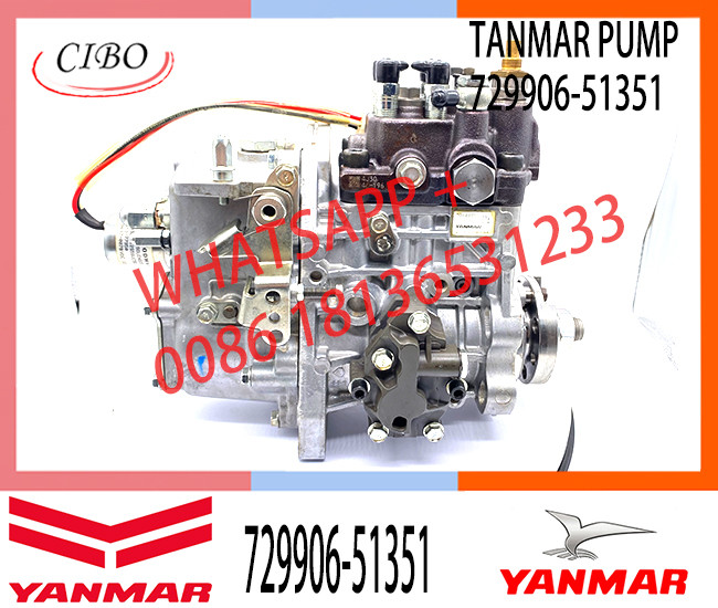 Neutral Diesel Engine For YANMAR X5 Fuel Injection Pump 729906-51351