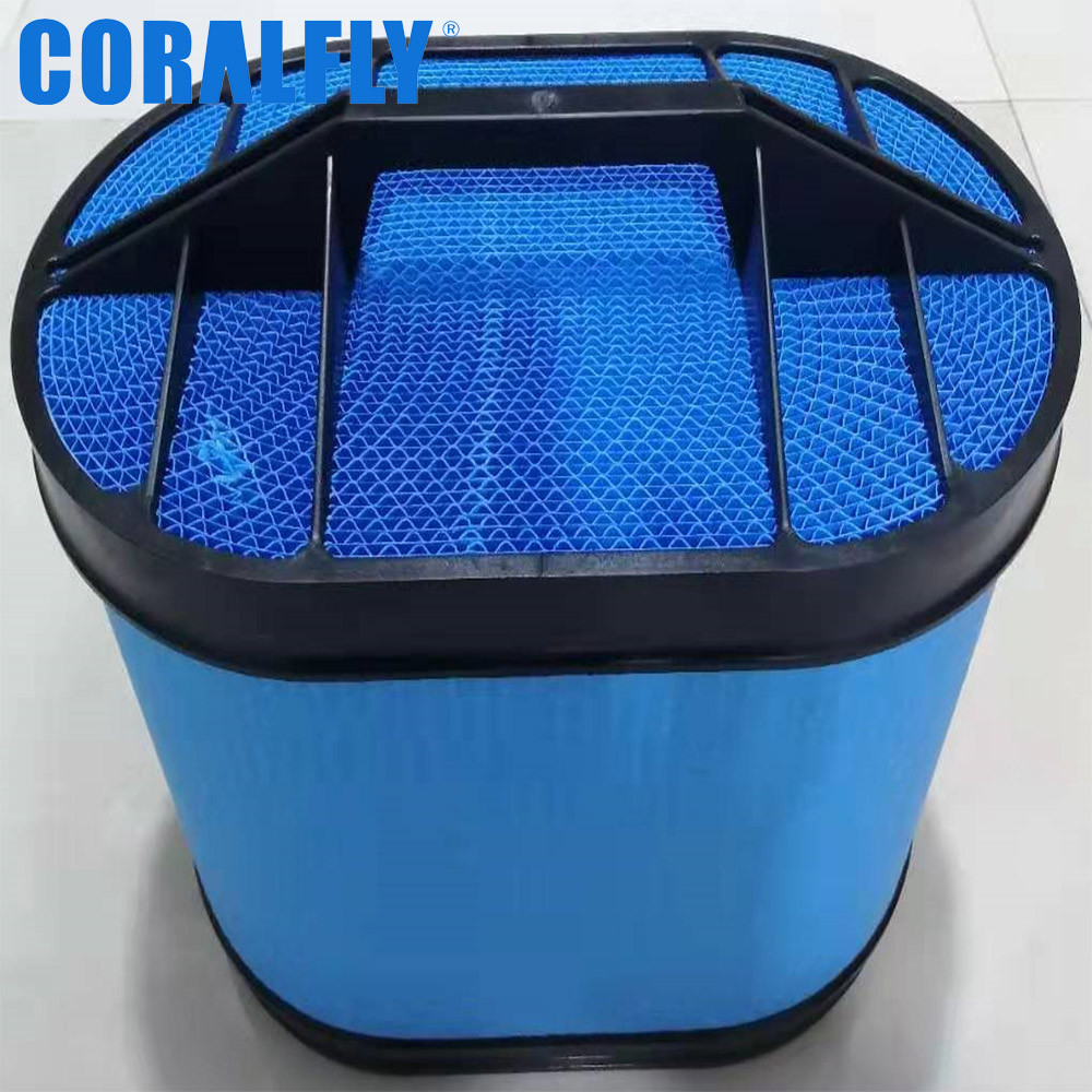 P643118 CORALFLY Truck Air Filter Heavy Truck Engine Part Primary Obround CORALFLY