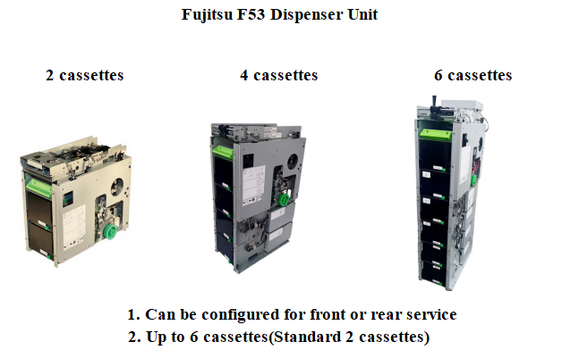 ODM F53 Fujitsu Spare Parts Bill Dispenser Spray R Unit KD03235-C103 KD03235-B122
