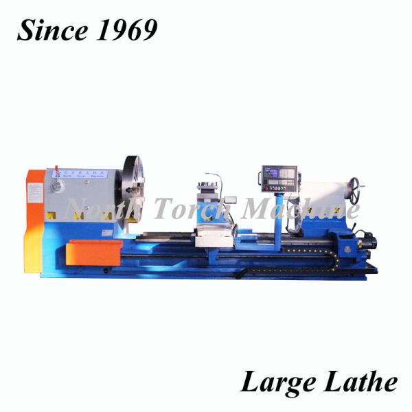 Industrial Horizontal Lathe Machine With 2 Guide Rails For Turning Crankshaft