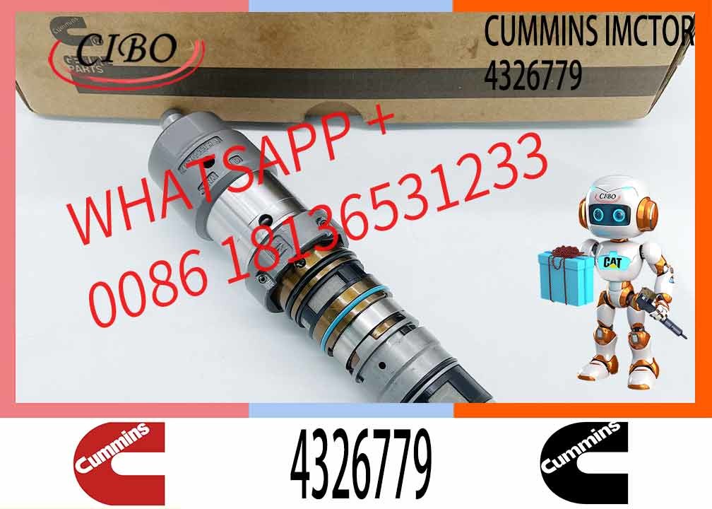 Common rail injector fuel injecto 4326779 4928346 4928349 for QSK23 Excavator QSK23 QSK45 QSK60