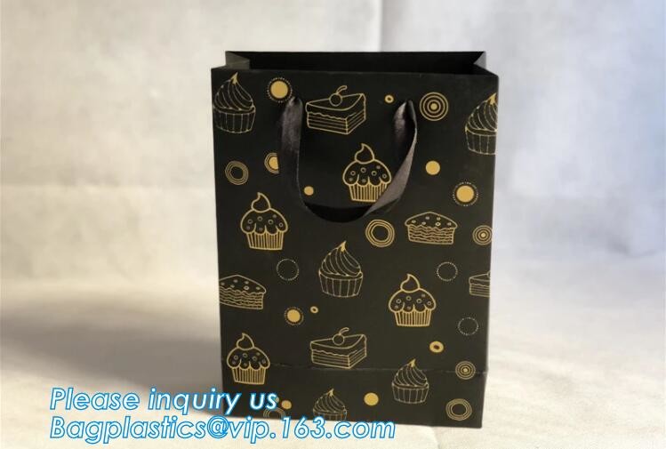 Custom Logo Printed New Style White Kraft Paper Bag With Twisted Handle,recyclable twist handle printed shopping brown k