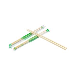China 9 Wrapped Round Bamboo Chopsticks Mao Bamboo Material on sale