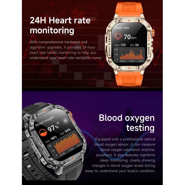 2.01inch 2G/3G/4G Network and Webcam video chat water resistant gps running sleep sports health activity tracker digital sport S1 Pro smart phone