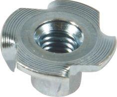 Quality Durable Furniture Insert Nut 4 Prongs T Nuts Free Sample With OEM Service wholesale