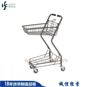 Quality Factory directly sale new design supermarket shopping metal folding grocery carts with 4 w wholesale