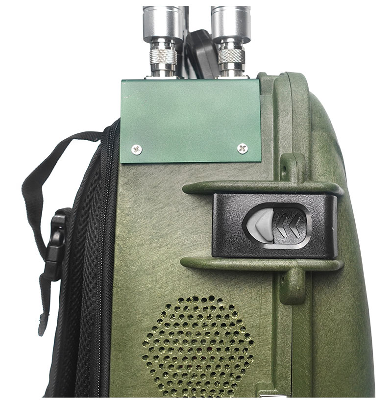 Portable Drone Signal Jammer High Power Frequency Defense Backpack 3KM
