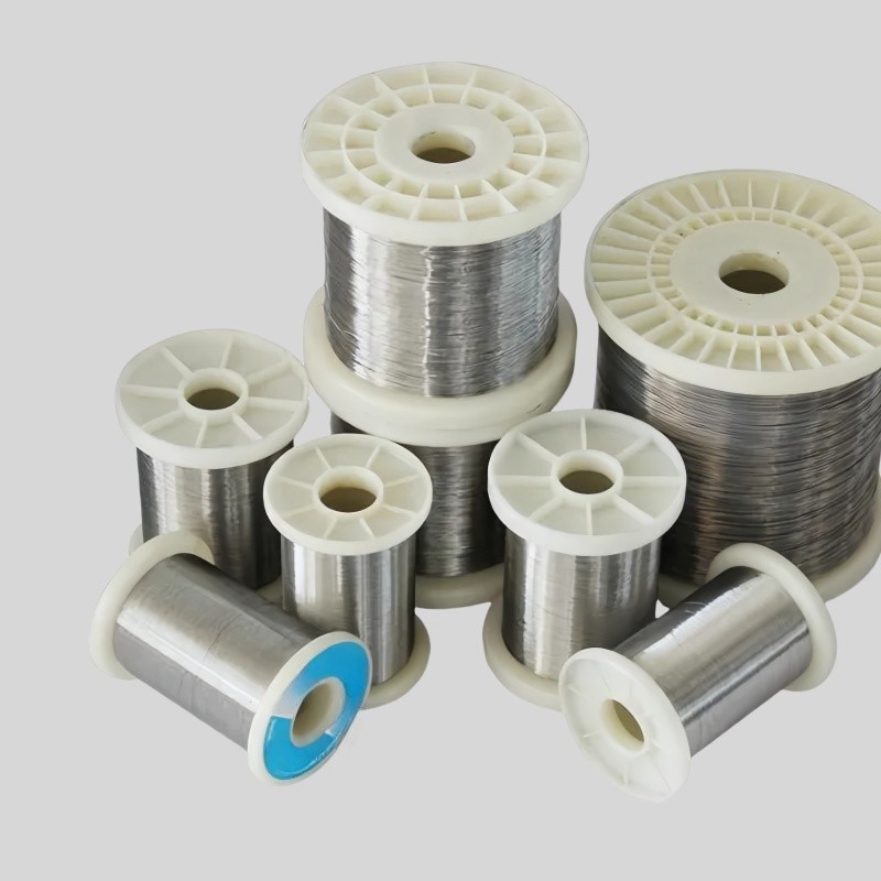 99.9% Pure Nickel Wire 0.025mm Bright Surface 1/4H 1/2H 3/4H Hardness